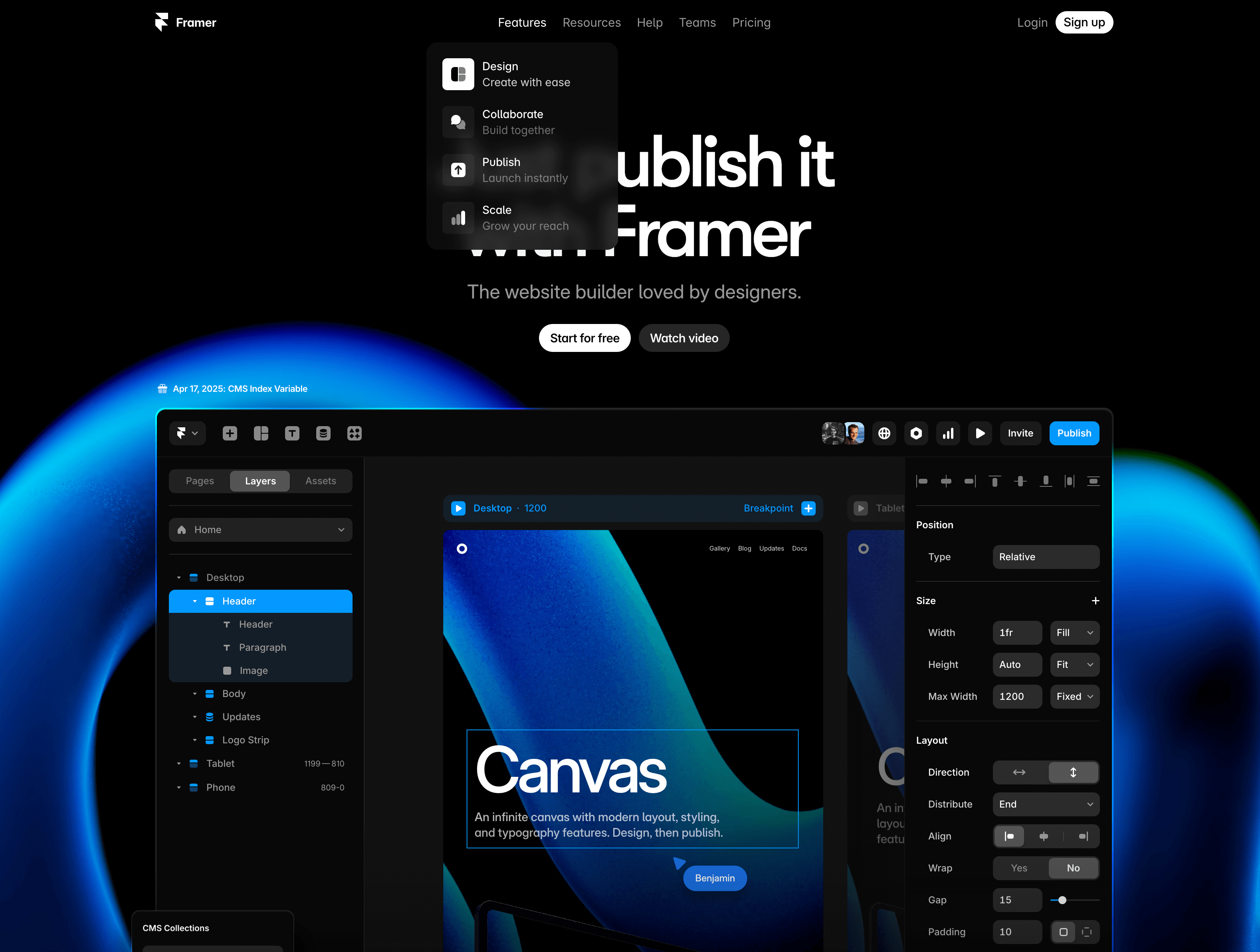 Build a Beautiful Website — Build a site with Framer, the website builder loved by designers and high-velocity teams.