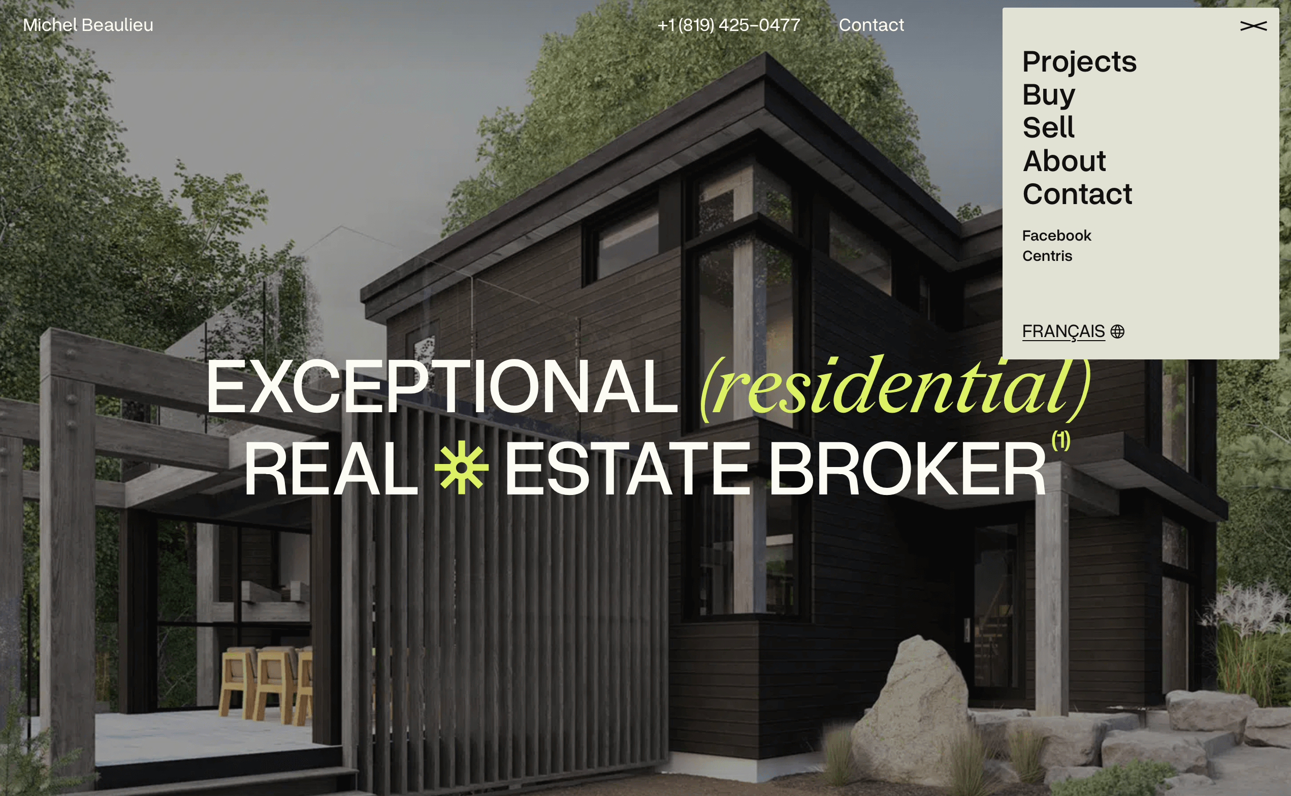 Exceptional residential real estate broker