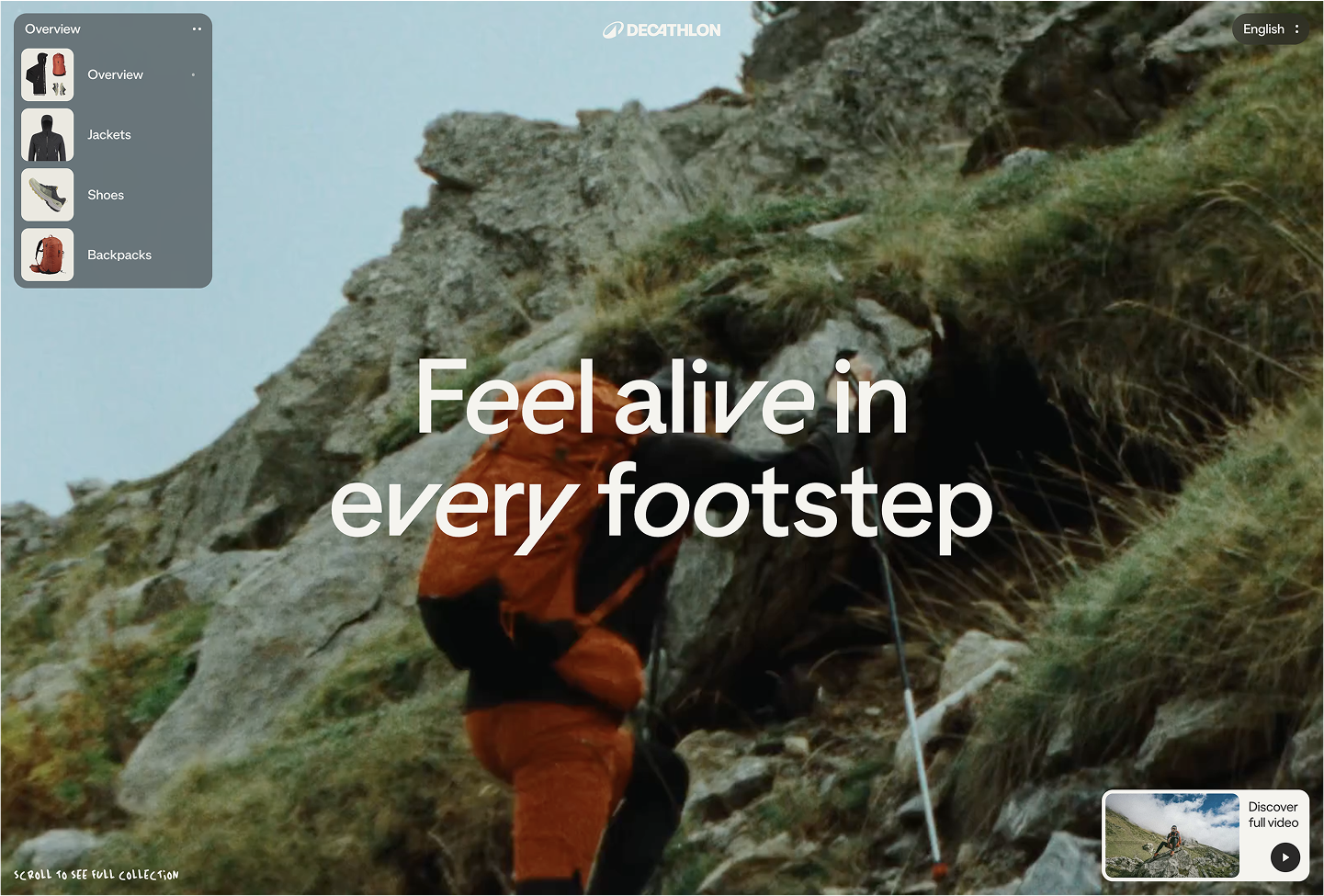 The new Decathlon hiking collection is the ultimate invitation to explore the great outdoors, where cutting-edge technology meets contemporary style.