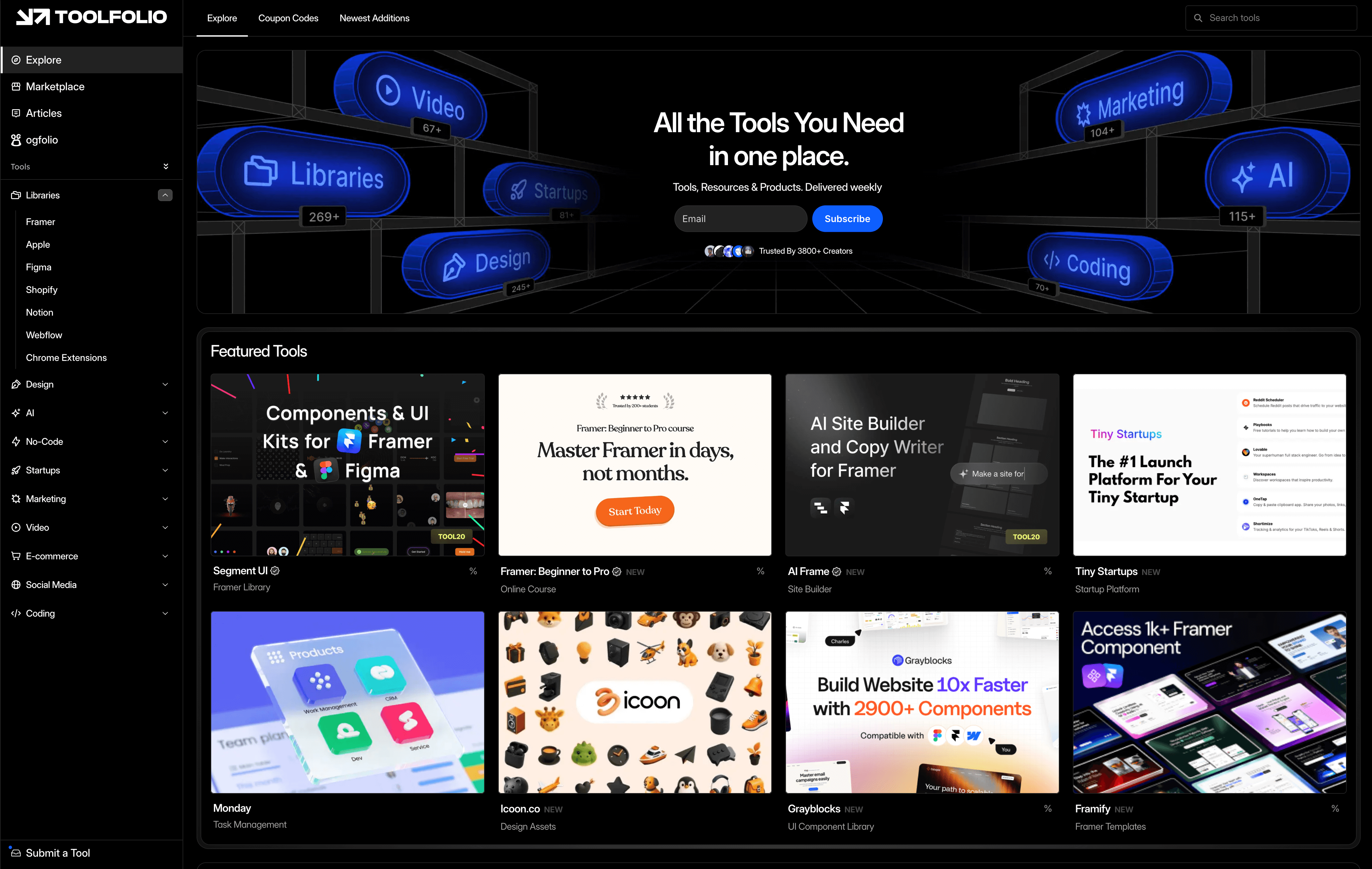 All the Tools, Resources & Products You Need in one place. Delivered weekly.