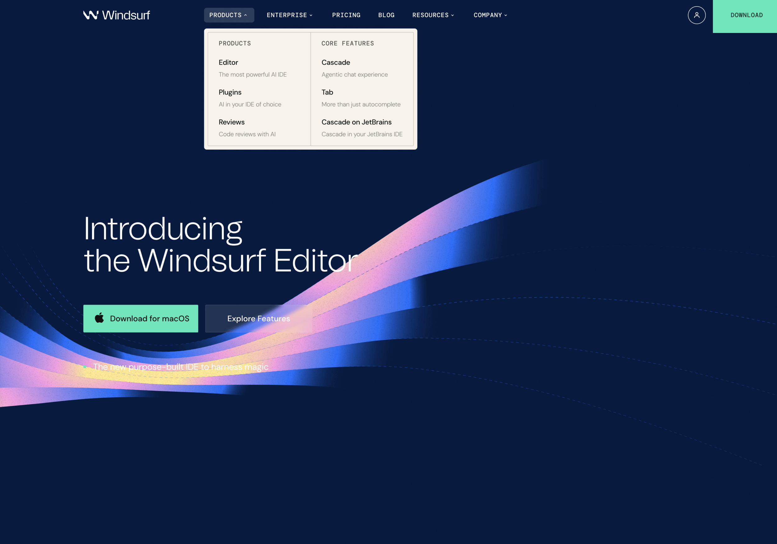 The Windsurf Editor is where the work of developers and AI truly flow together, allowing for a coding experience that feels like literal magic.