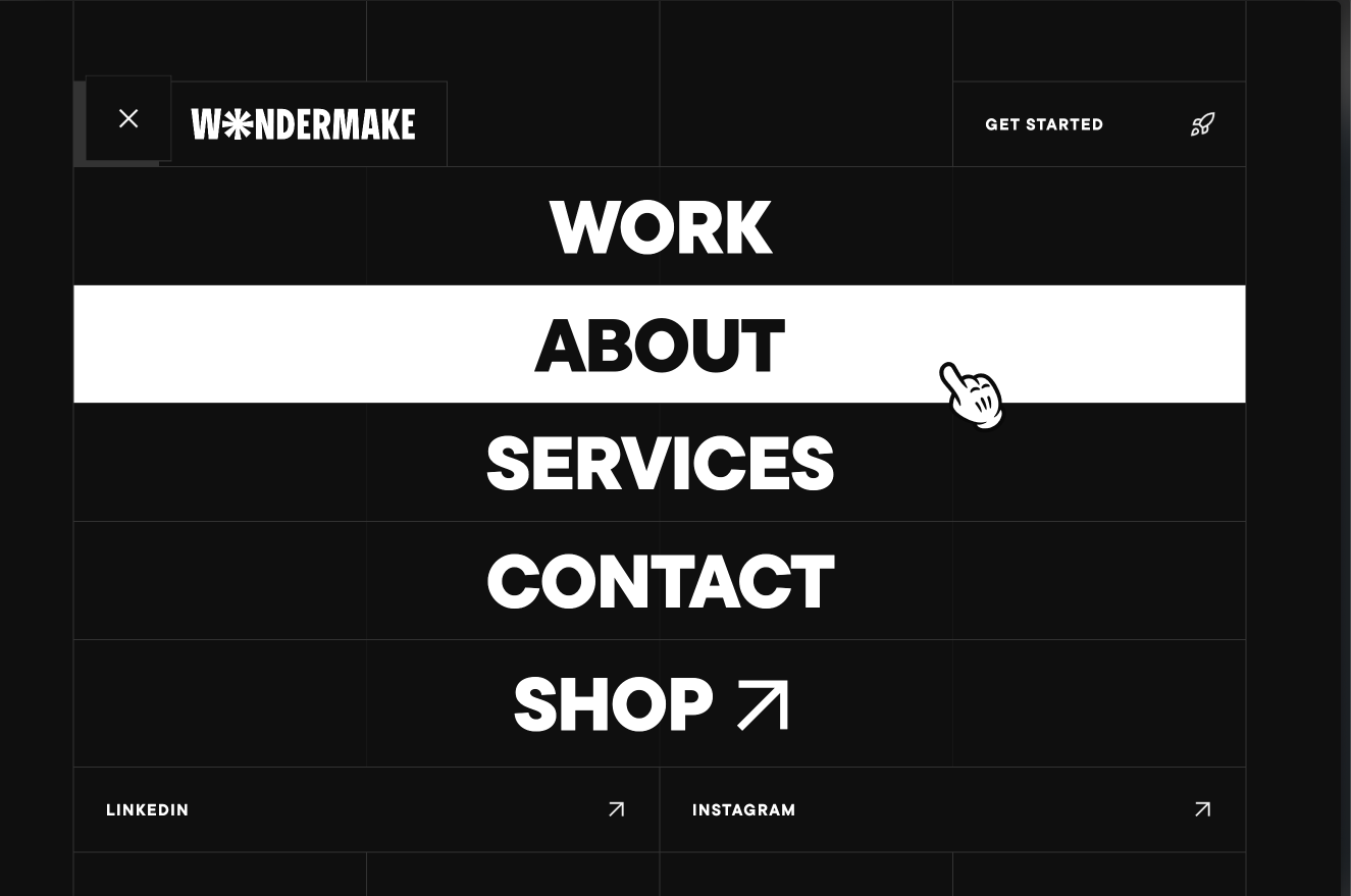 Digital-first creative studio bringing brands to life online and IRL.