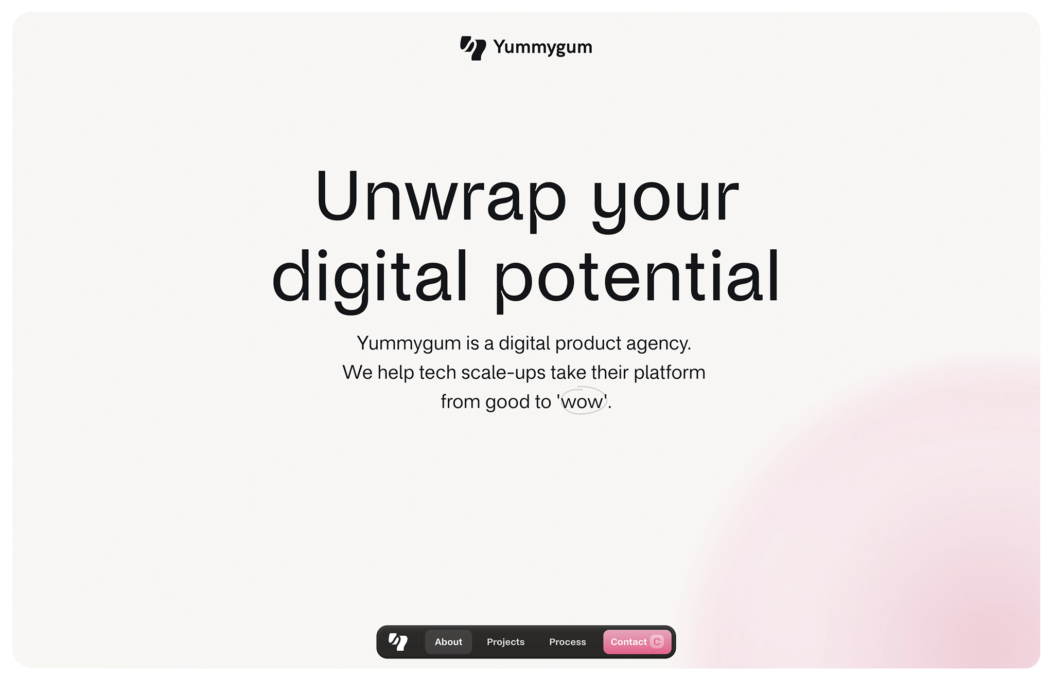 Yummygum is a digital product agency. We help tech scale-ups take their platform from good to 'wow'.