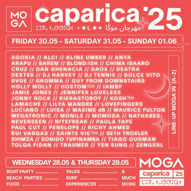 MOGA Caparica completes its 2025 lineup — lineup
