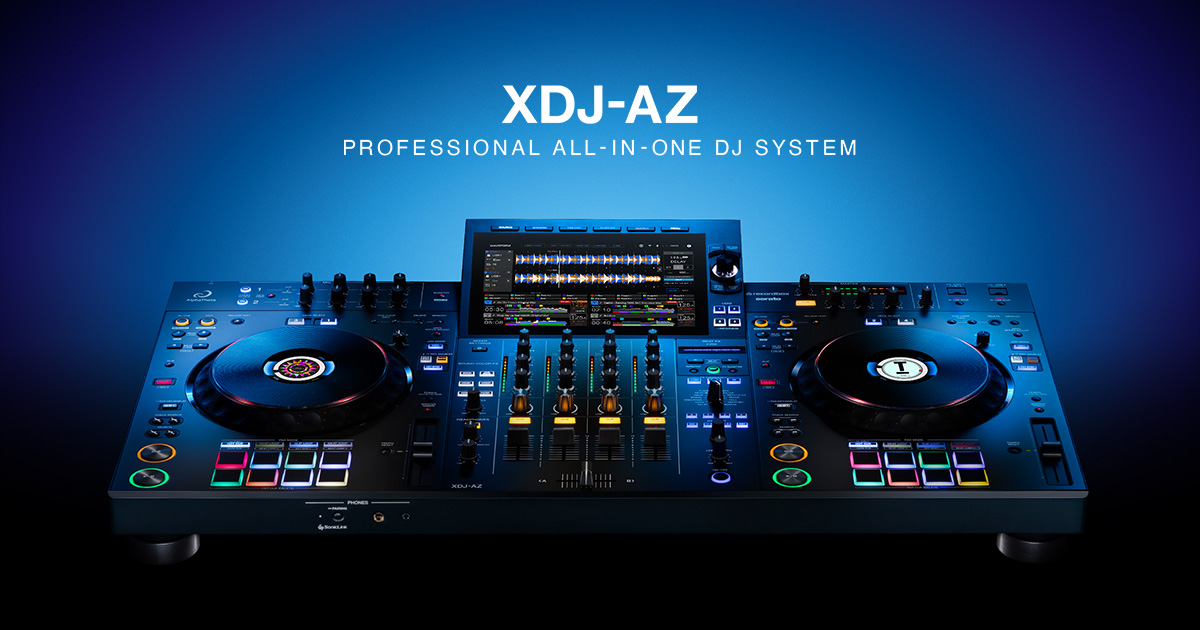 AlphaTheta introduces four-deck XDJ-AZ system — cover
