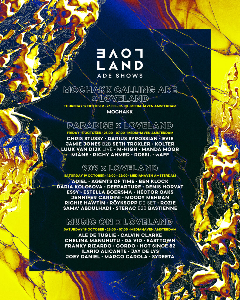 Loveland brings four showcases to ADE 2024 — lineup