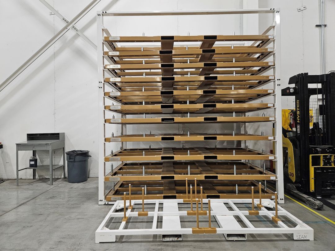 Stagig Racks Sheet Metal Storage Rack - Gallery - LEAN Manufacturing