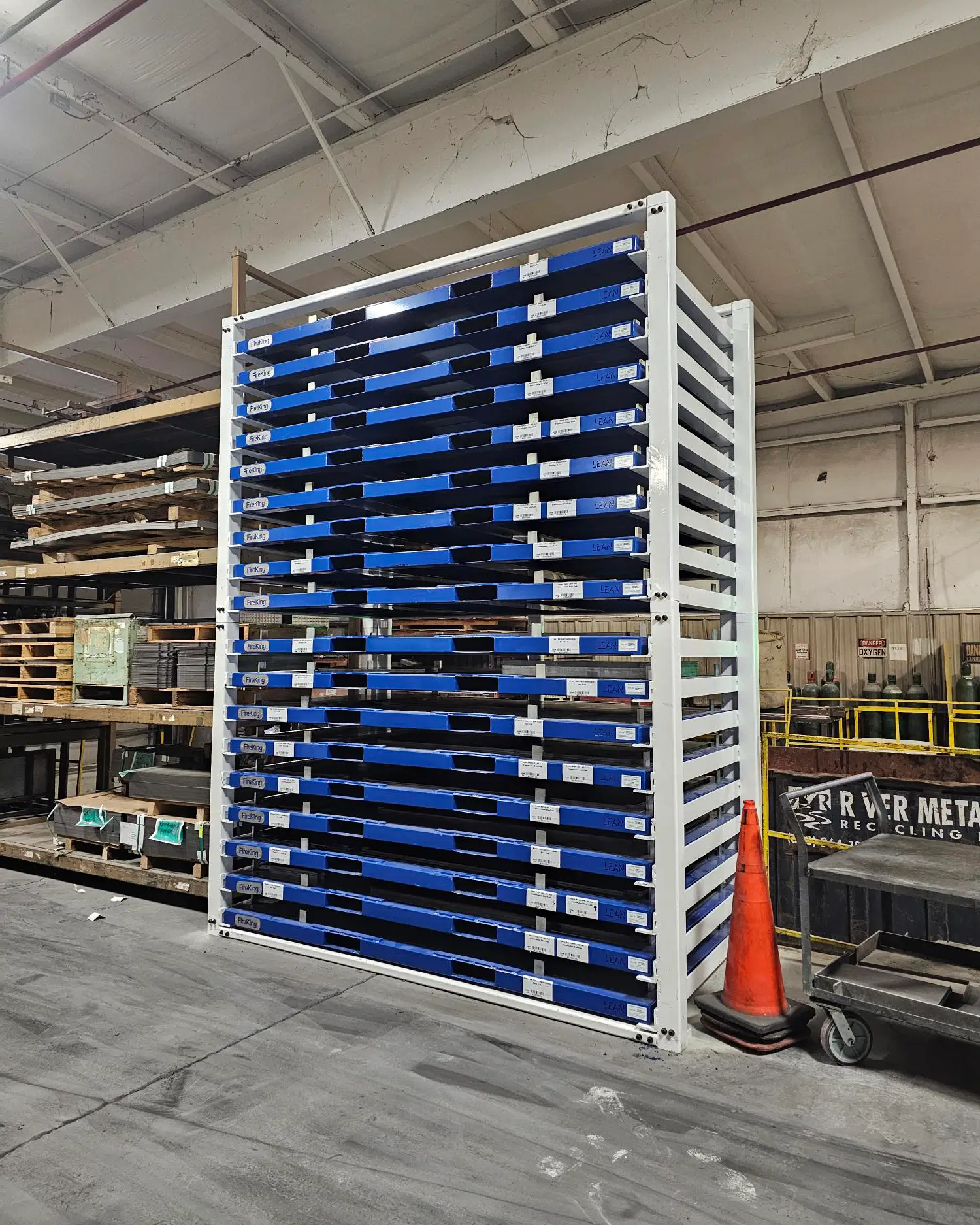 Sheet Metal Storage Racks – Heavy-Duty Industrial Metal Storage 