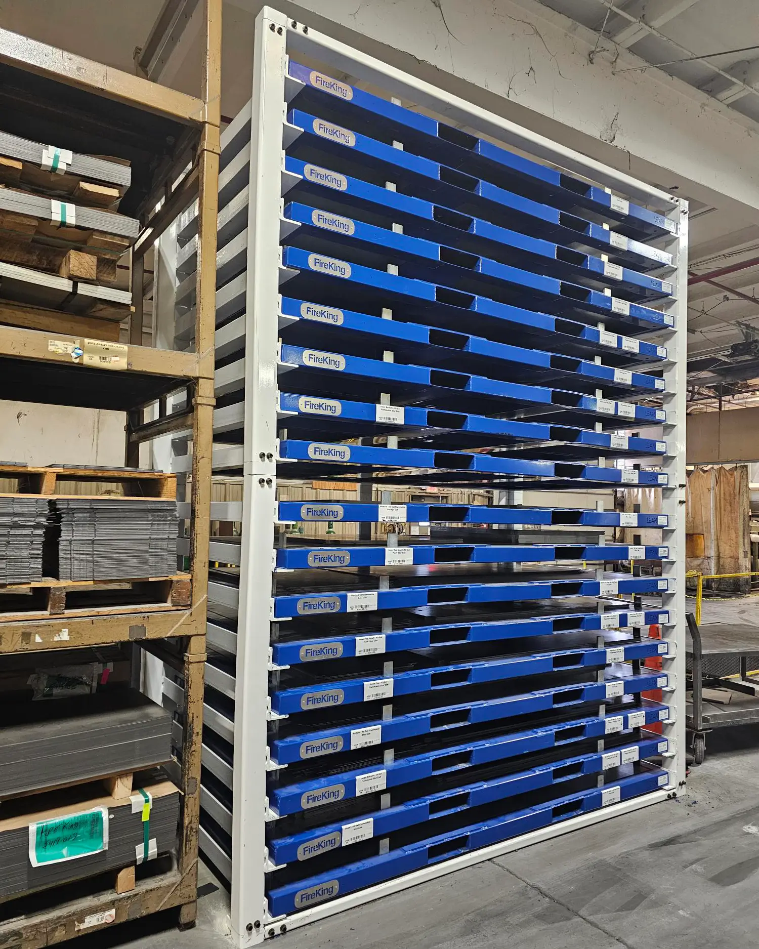 sheet metal storage rack compared to traditional storage methods