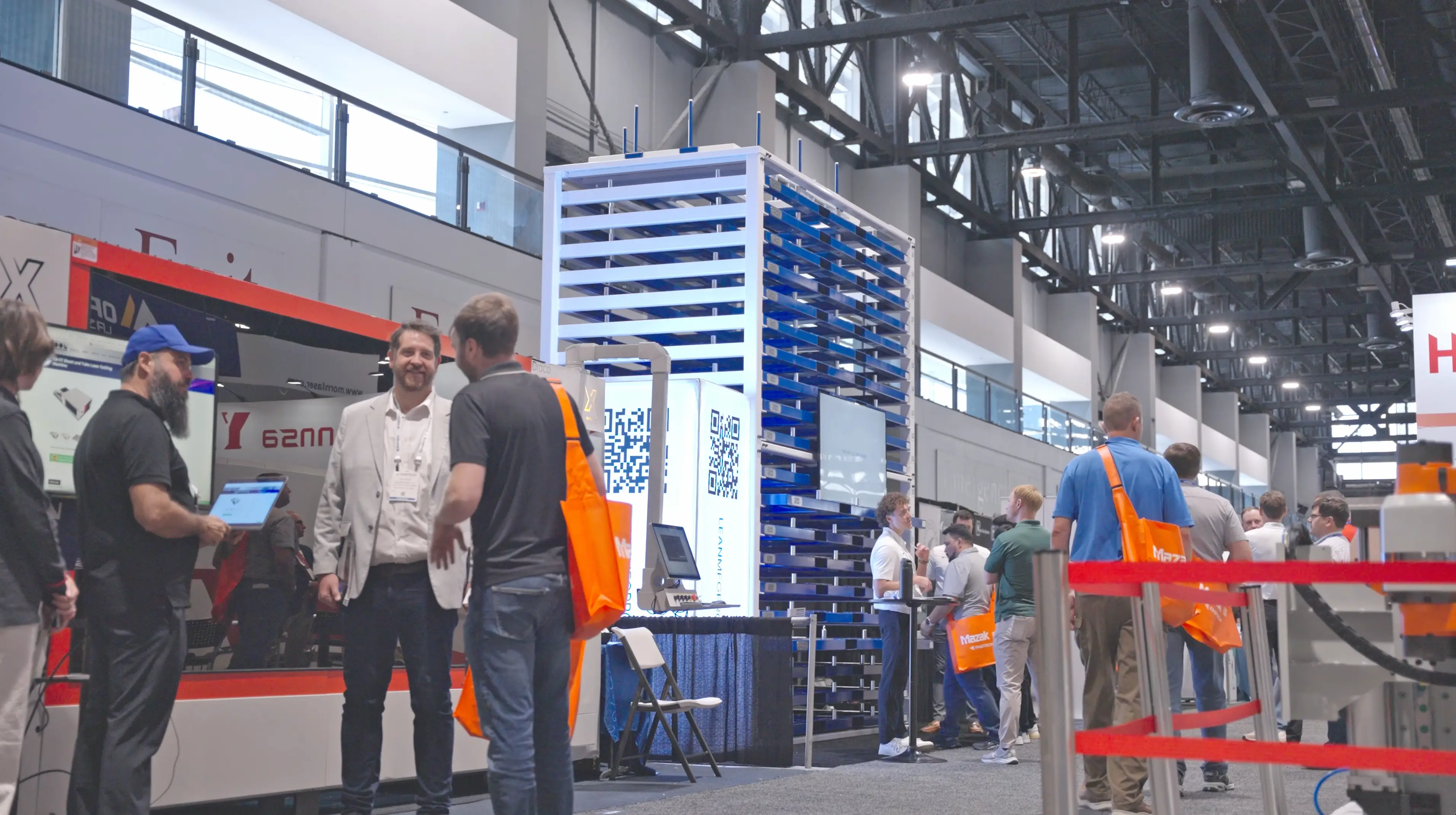 sheet metal storage rack at fabtech