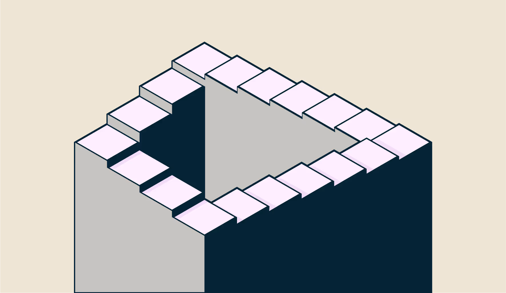 Penrose stairs