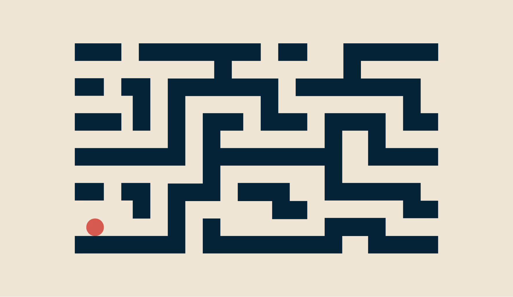 abstract maze