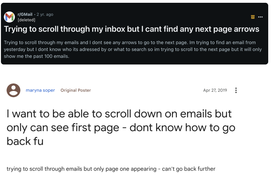 Pain points