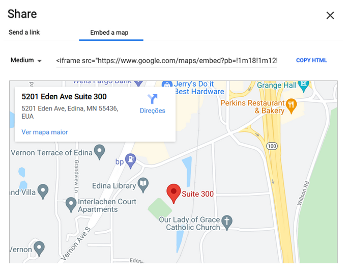 Embed Google Map to Shopify