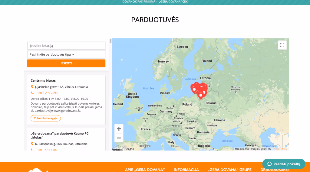 store locator examples