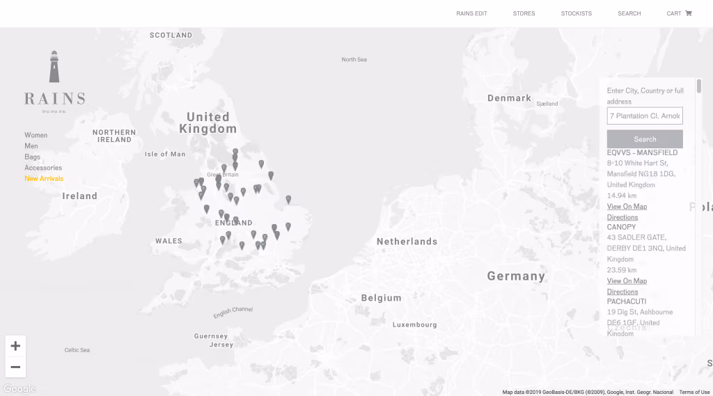 store locator examples