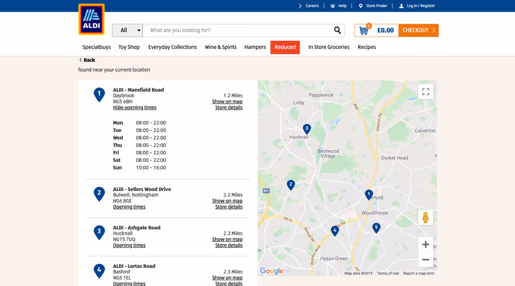 store locator examples
