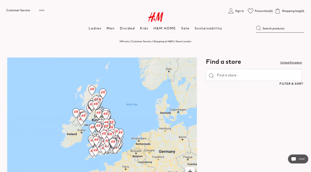 store locator examples