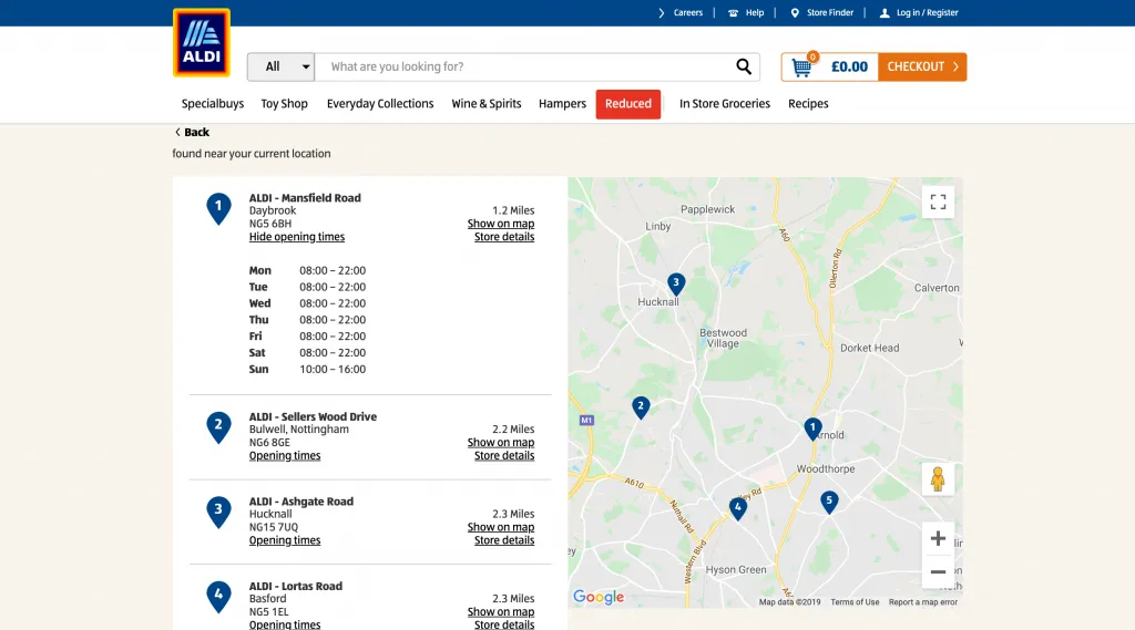 store locator examples