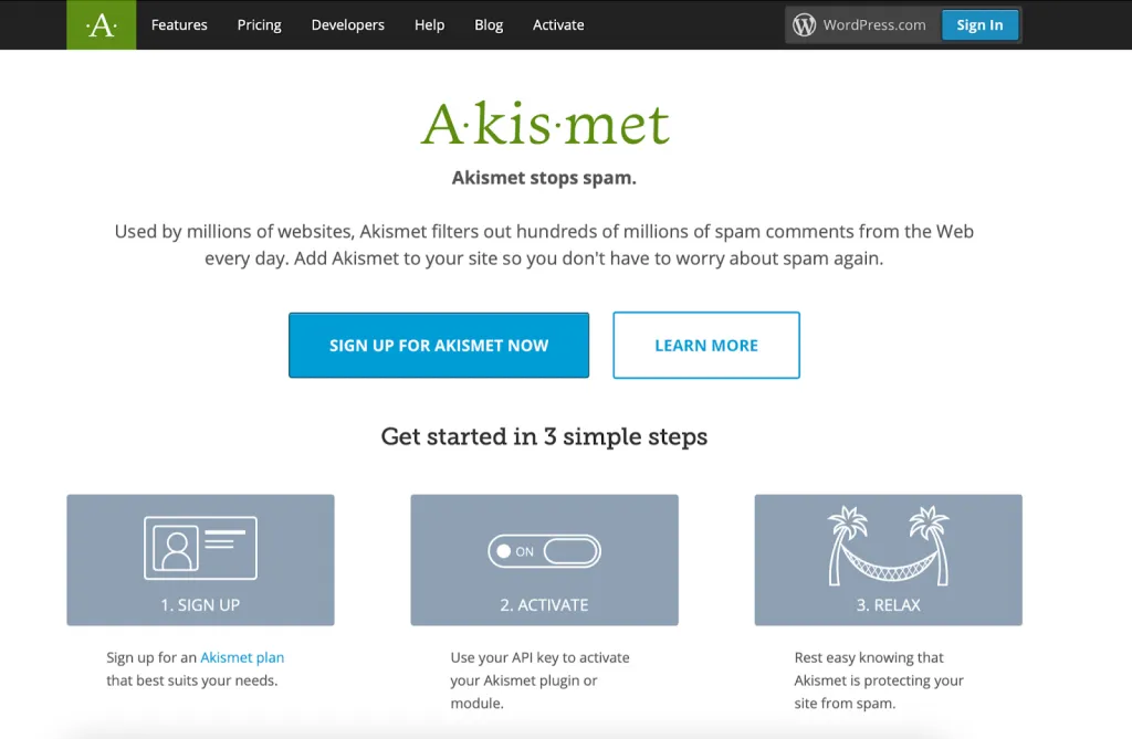 Akismet Wordpress