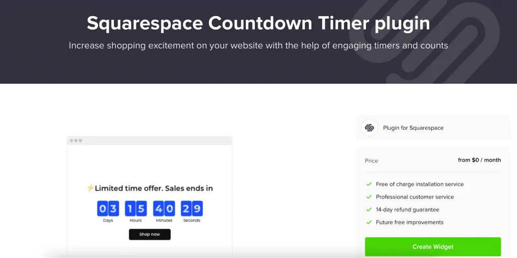 Squarespace Countdown Timer