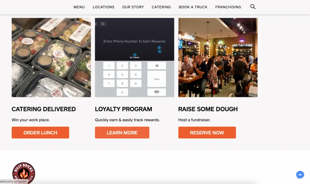 Restaurant Website Copy