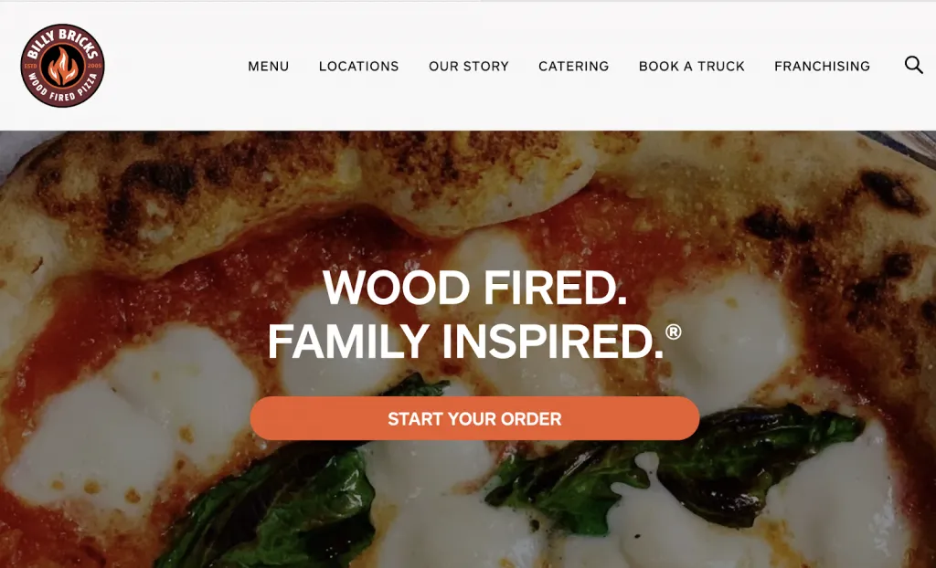 Restaurant Website Design Images