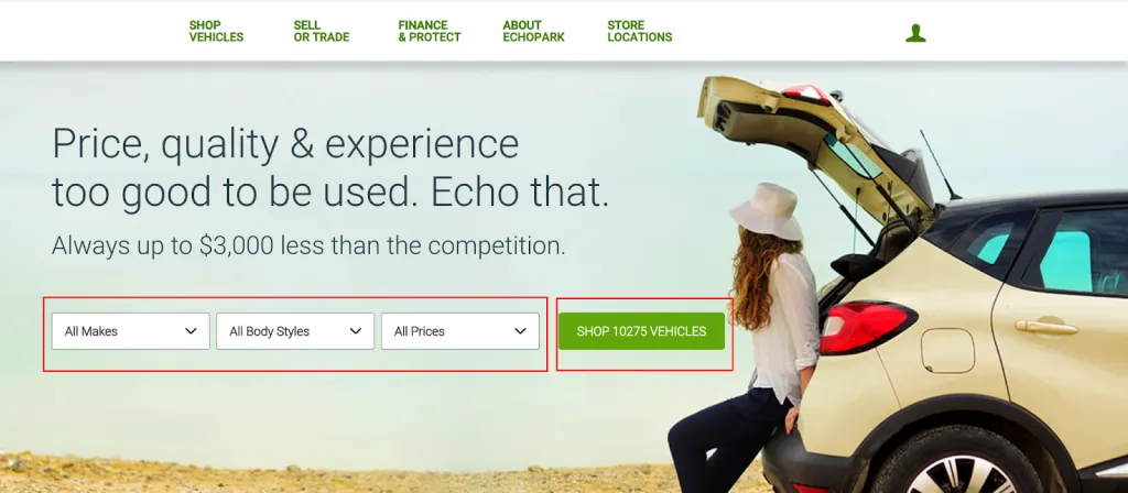 Car Dealer Website Search