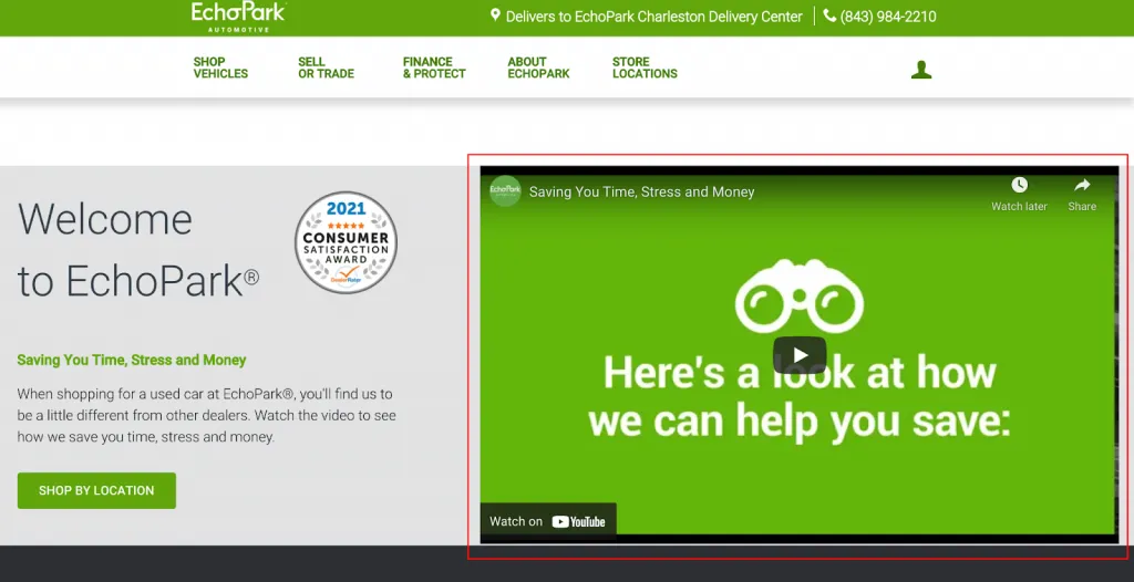 Car Dealer Website Video