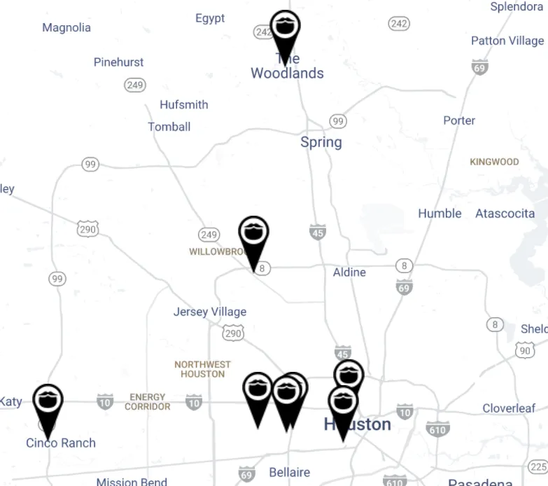 store locator software custom pins