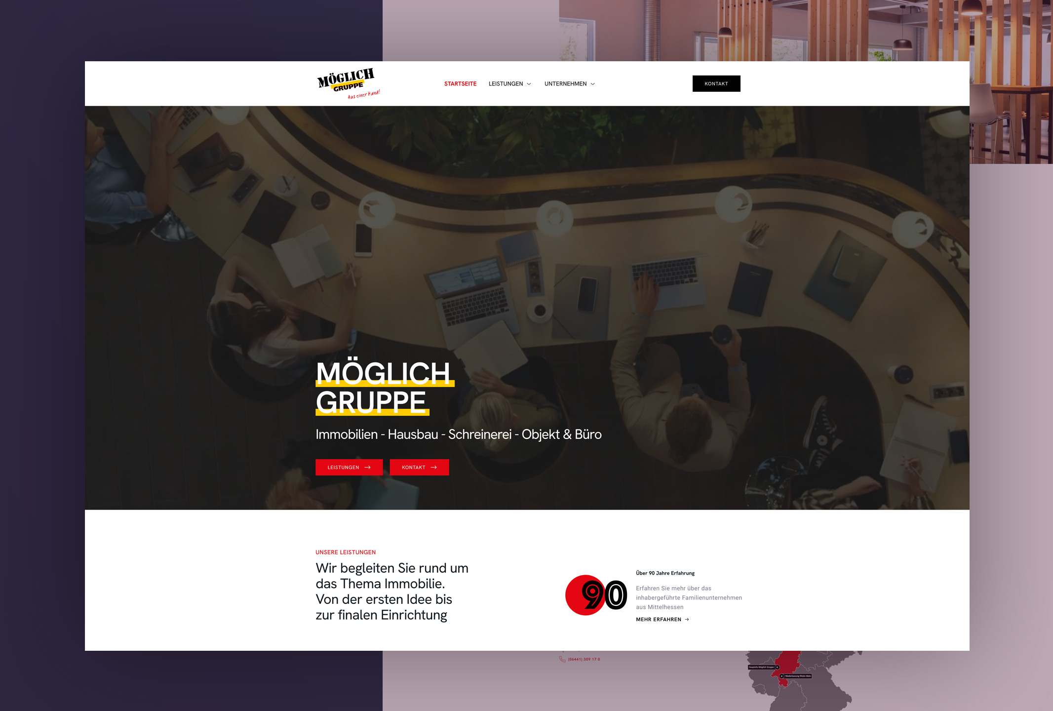 MÖGLICH Gruppe Webrelaunch - GAL Digital Referenz