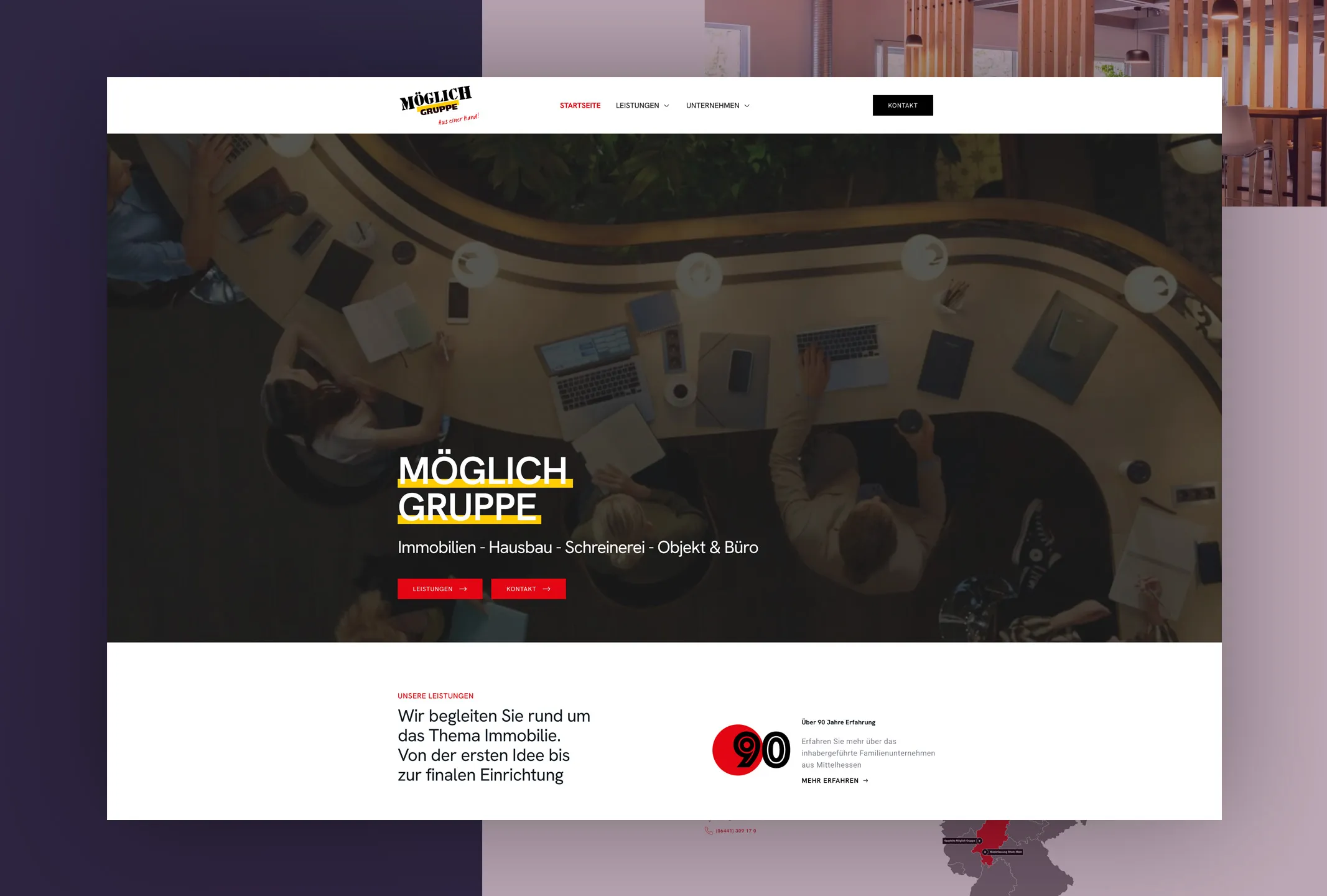MÖGLICH Gruppe Webrelaunch - GAL Digital Referenz