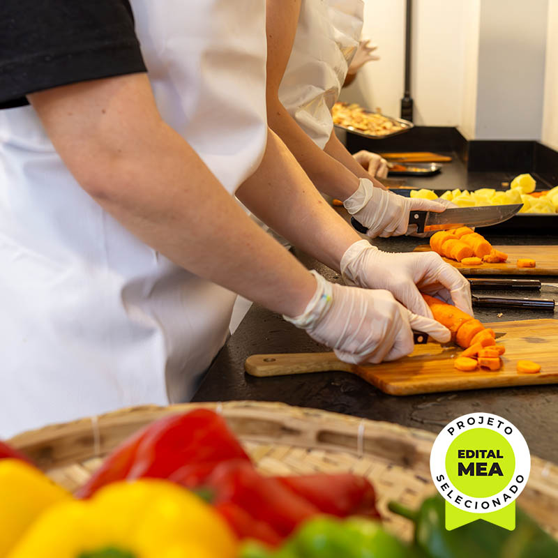 PROSAS COM A ESCOLA Oficina de gastronomia “Prosas e Sabores” com Gilmar Quintiliano