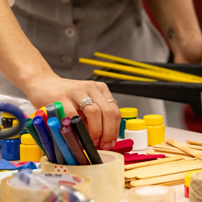 RODA COM CIÊNCIA Oficina Bela mais Bela: arte e elementos da natureza