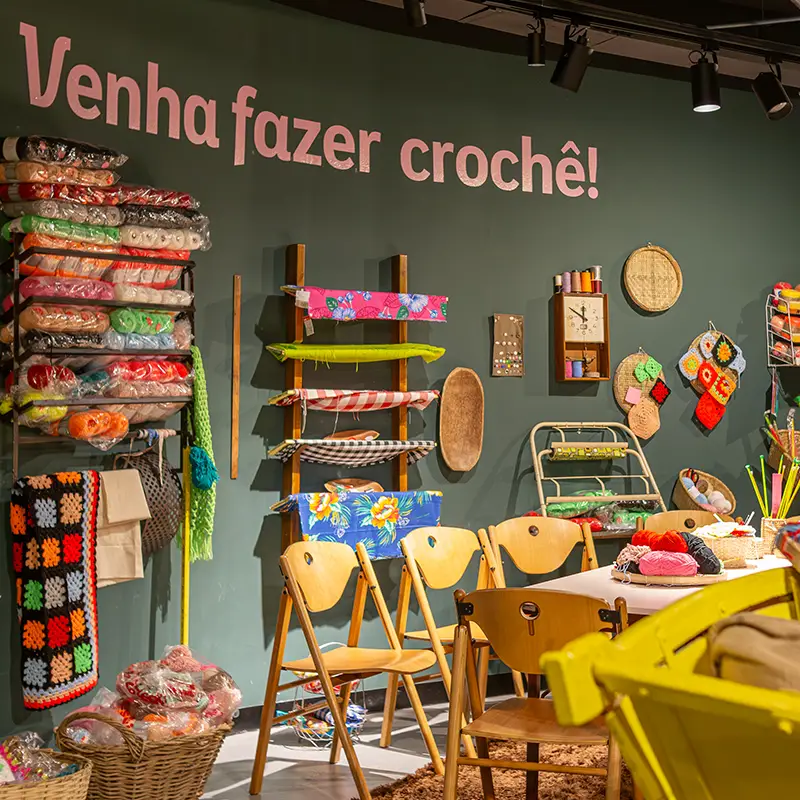 AMIGAS DO MEA Quarta do Crochê: encontro de artesãs voluntárias