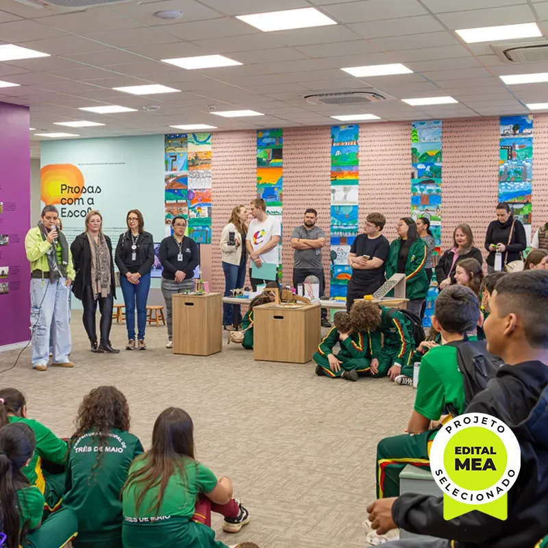 EDITAL MEA Nº 01/2026 - PROSAS COM A ESCOLA Abertura da exposição “Raízes que contam uma história, caminhos que transformam o futuro”, E.E.E.M. Coronel Finzito (Erval Seco, RS)