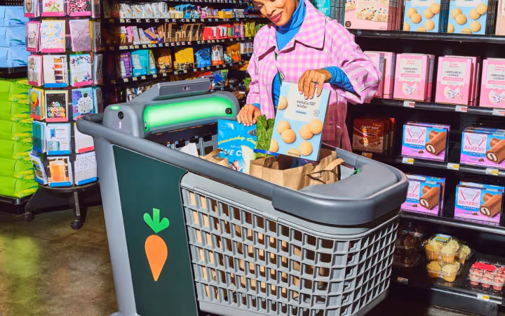Caper Cart in a store