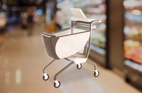 M1 Caper Cart in a grocery store