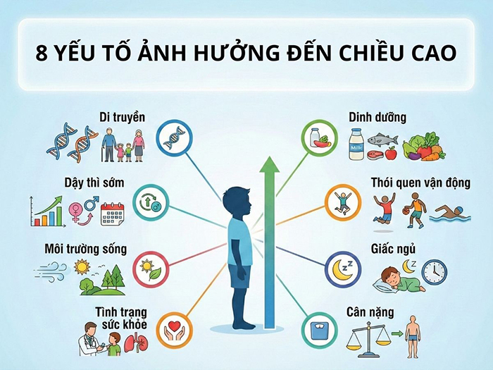 Các Giai Đoạn Vàng Và Kiến Thức Nền Tảng Phát Triển Chiều Cao Tiêu Chuẩn Của Trẻ