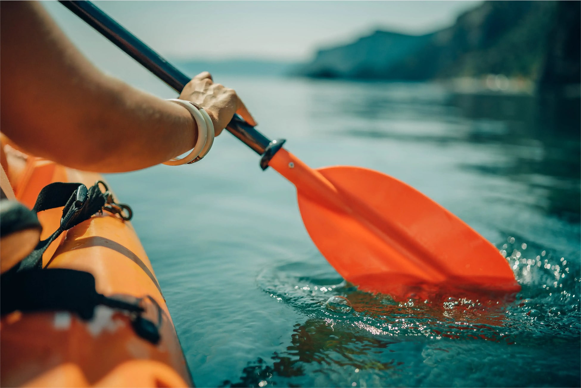Kayaking at Kitty Hawk Bay