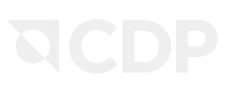 CDP (Carbon Disclosure Project) logo - knockout style in white