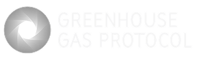 Greenhouse Gas Protocol logo - knockout style in white