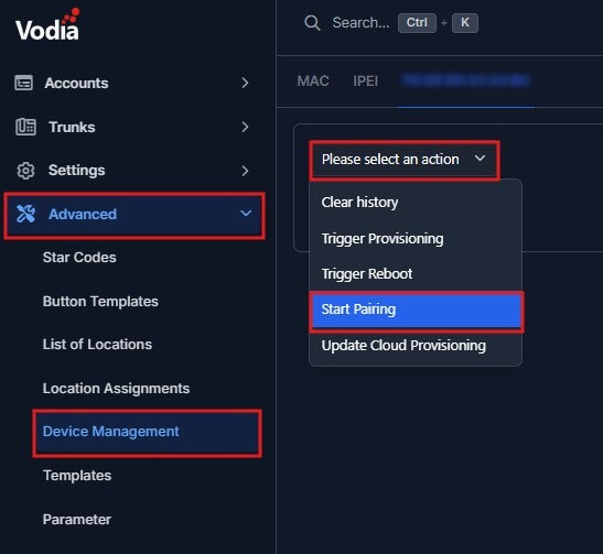Connecting Cisco Phones with the Vodia PBX