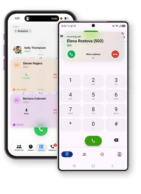 Access your Vodia extension anywhere with the updated Android and iOS apps
