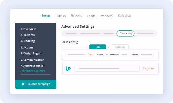 Get Referral Insights with UpViral's UTM Tracking
