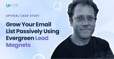 Less is More: Amiel’s Simple Evergreen Lead Gen ‘Upsell’ Strategy Generates Over 7900 Leads with a 59% Referral Rate