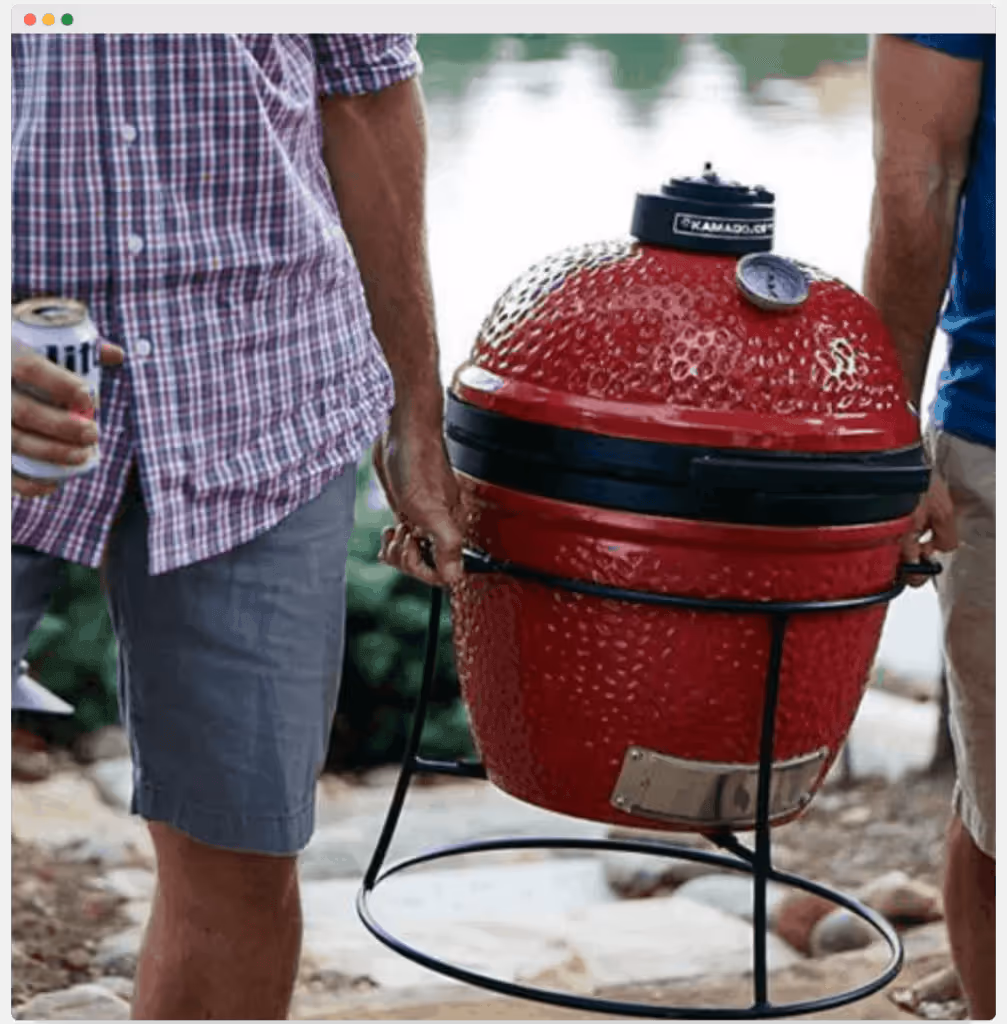 Two man carrying a product from foodie content factory