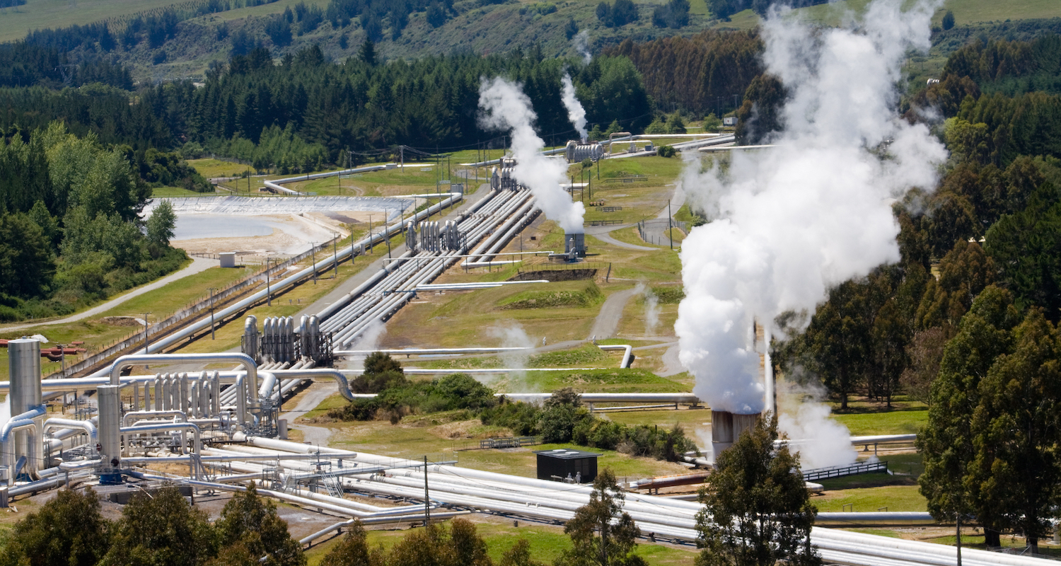 Taupo geothermal plant