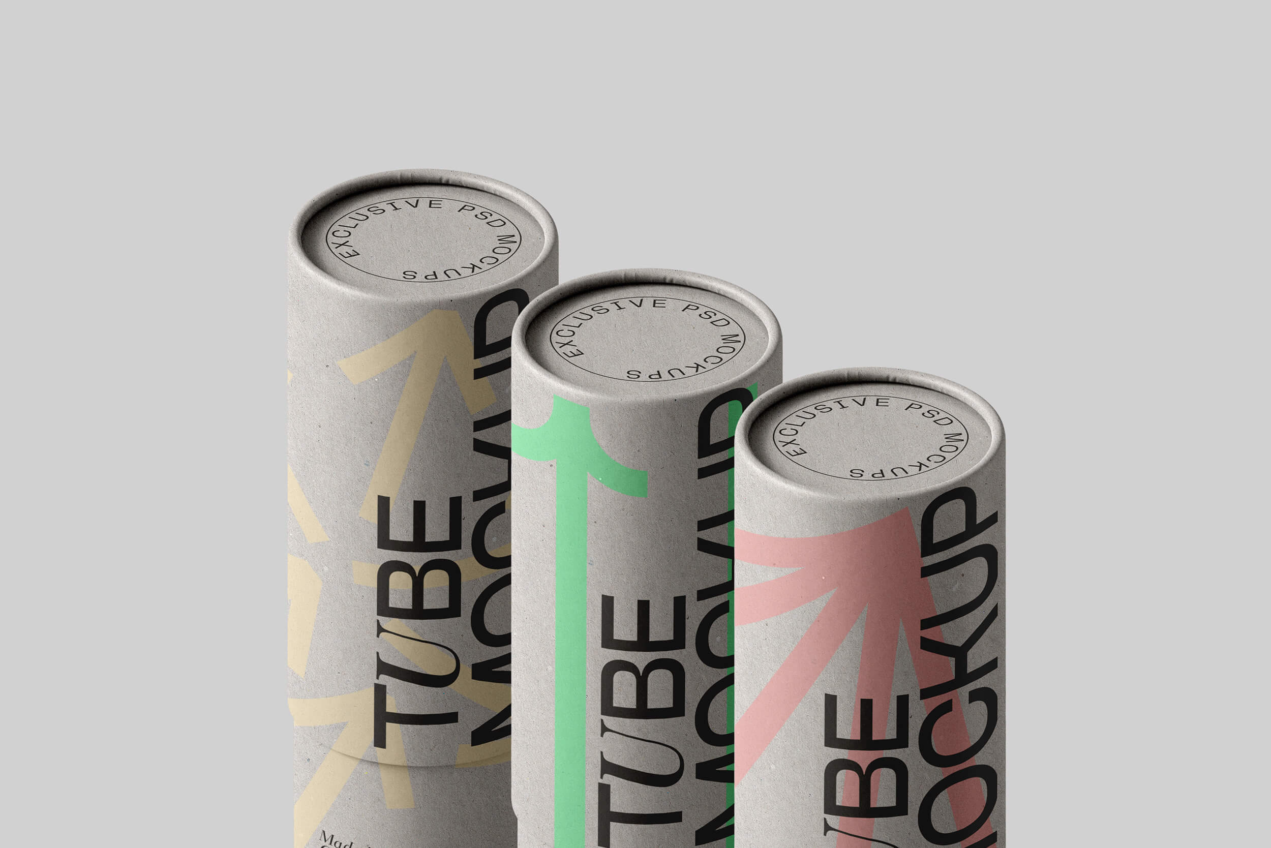 Three tube packages.