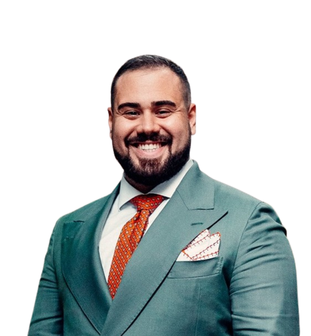 Zwei Bilder. Eines zeigt Immobilieninvestoren, das andere Immobilienentwicklerinnen.